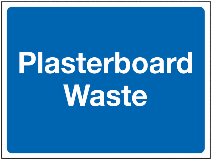 Construction Signs - Plasterboard Waste SW00902
