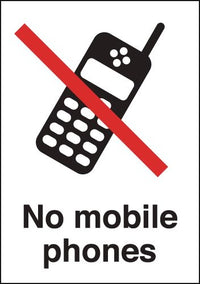 No mobile phones mobile phone sign SSW0626
