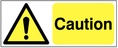 Yellow Or Amber Safety Signs
