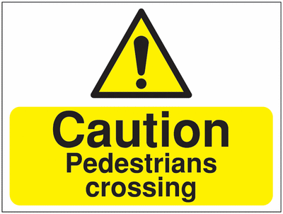 Construction signs- pedestrian crossing  Sign SSW0713