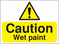 Construction Signs - Caution Wet Paint SSW00863