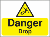 Construction Signs - Danger Drop SSW00871