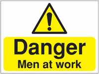 Construction Signs - Danger Men At Work SSW00867