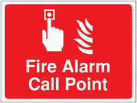 SConstruction Signs - Fire Alarm Call Point SW00838