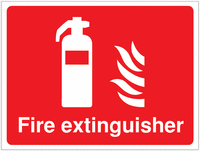 Construction Signs - Fire Extinguisher SW00831