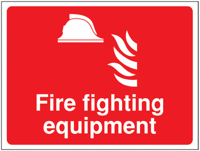 Construction Signs - Fire Fighting Equipment SW00833