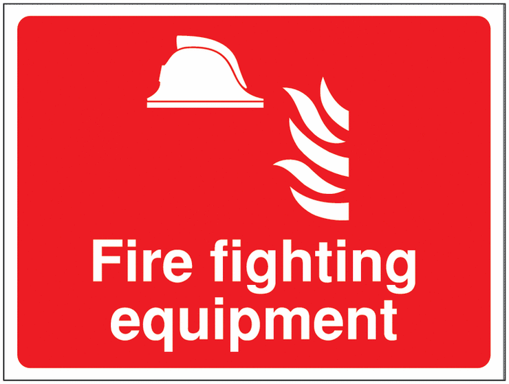 Construction Signs - Fire Fighting Equipment SW00833