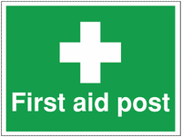 Construction Signs - First Aid Post SW00848