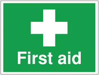 Construction Signs - First Aid SW00846