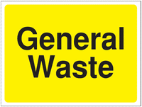 Construction Signs - General Waste SW00901