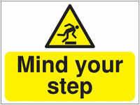 Construction signs- Mind your step SSW0858