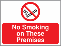 SSW00699 Construction Signs - No Smoking On These Premises