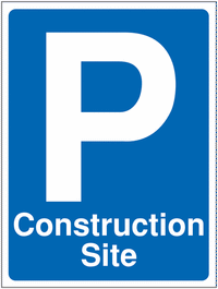 Construction Signs - Parking Construction Site SSW00674