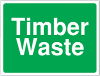 Construction Signs - Timber Waste SW00903
