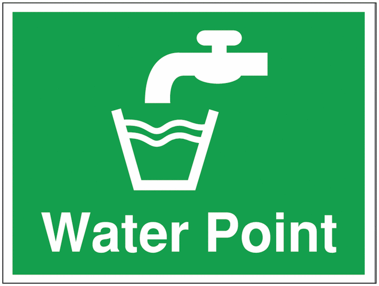 Construction Signs - Water Point SW00845