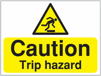 Constrution Signs - Caution Trip HazardSSW00891