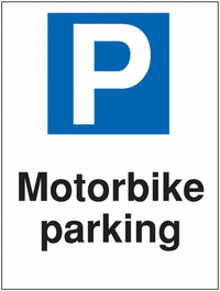 Cycle & Motorbike Parking Signs - Motorbike Parking SSW00697