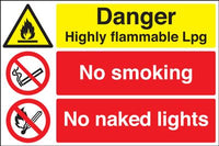 Caution Asbestos/Protective Clothing Signs Multi-Message Signs SSW0710
