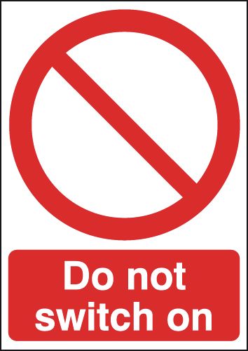 Do not switch on SSW00608