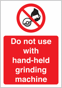 Do not use for hand-weld grinding SSW00612