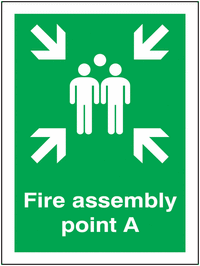 Fire Assembly Outdoor Sign (point A) SSW0505