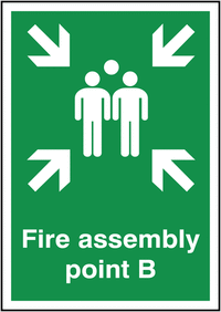 Fire Assembly Outdoor Sign (point B) SSW0506
