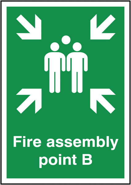 Fire Assembly Outdoor Sign (point B) SSW0506