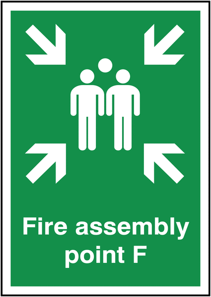 Fire Assembly Outdoor Sign (Point F) SSW5510