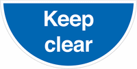 Anti slip floor signs Keep area clear  SSW00735