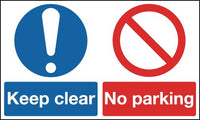 keep clear / no parking Multi-Message Signs SSW0582
