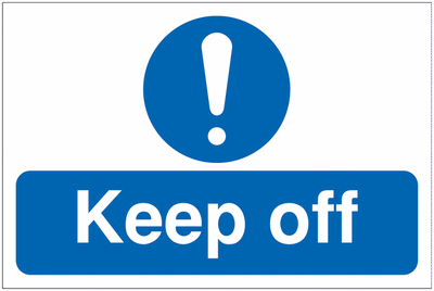 keep off signs SSW00807