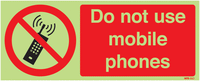 Do Not Use Mobile Phones photo illuminesent   Signs SSW0115