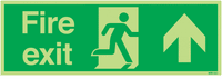 Glow In The Dark Fire Exit Signs (up-Facing) SSW0502
