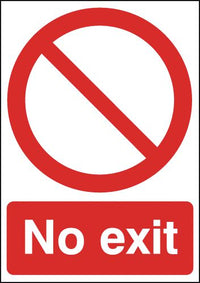 No Exit signs SSW0782