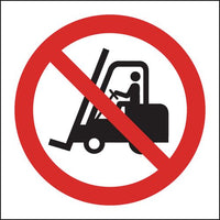 No fork lift truck sign  SSW00672