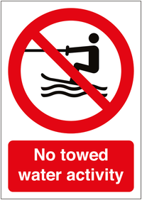 No towed water activity's  Allowed Sign SSW00565