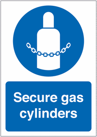 Secure Gas Cylinders Sign SSW00803