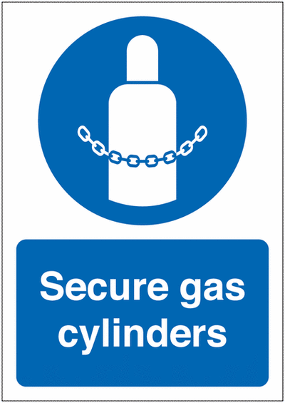 Secure Gas Cylinders Sign SSW00803