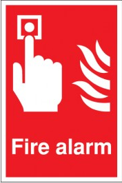Fire alarm signs to clearly identify where your alarm is located SSW0314