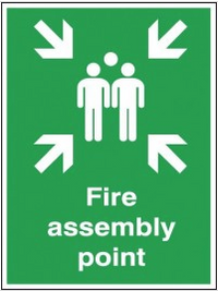 Fire Assembly Outdoor Sign SSW0310