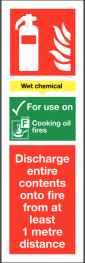 Fire Extinguisher Signs - Wet Chemical SSW0283