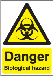 Danger Biological Hazard Signs SSW0270