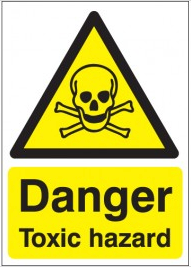 Danger Toxic Hazard Sign SSW0269