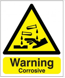 Warning Corrosive Signs SSW0216