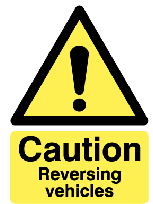 Caution Reversing Vehicles Signs SSW0266