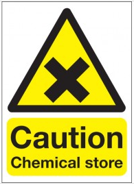 Caution Chemical Store Signs SSW0042