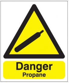 Danger Propane Signs SSW0234