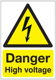 Danger High Voltage Signs SSW0231