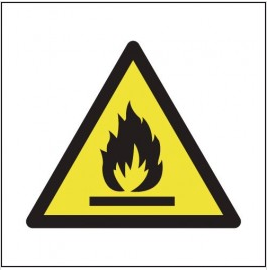 Flammable symbol signs SSW0225