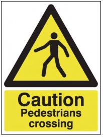 Caution Pedestrians Crossing Signs SSW0207